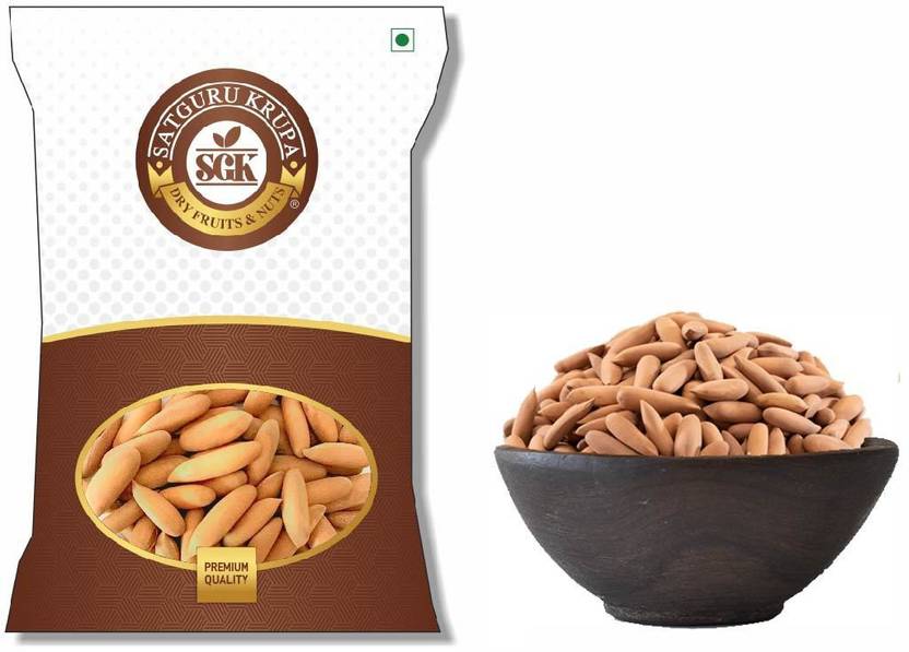 SGK Pinenut In Shell Chilgoza Neja Seeds Dry Fruit Raw Pine Nuts 250