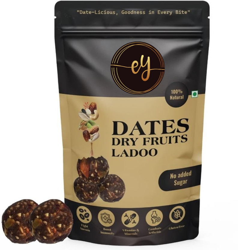 eatyumm Natural Authentic Eating Healthy Dry Fruits & Seeds Laddu Protein Bars(500 g, DRYFRUITS)