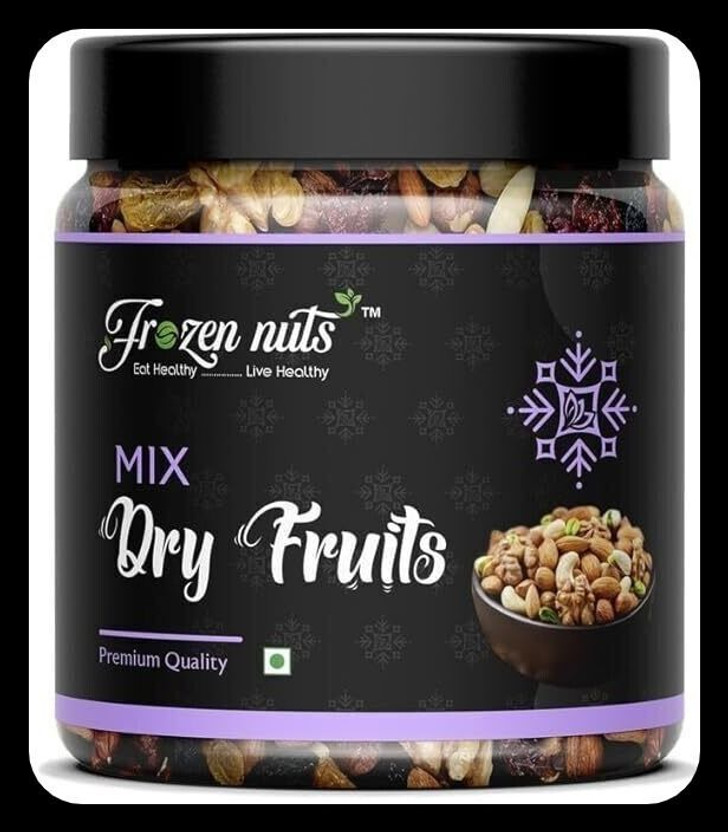 frozen Natural and Healthy Mix Dry Fruits | , Cashew, Apricot, Dried , Raisins, Filbert Nuts(1 x 1 kg)