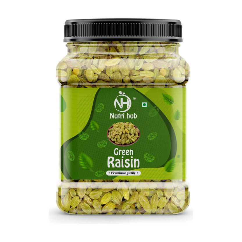 Nutri Hub Green Raisins Raisins(1 x 500 g)