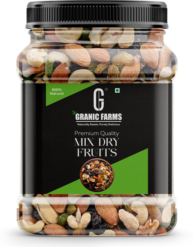 GRANIC FARMS Premium International Healthy Nutmix|Mixed Dry Fruits(1 x 1 kg)