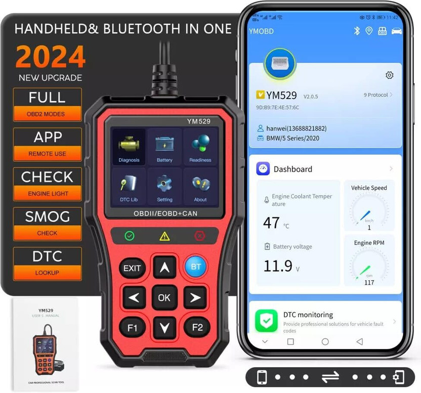 RG 2024 New Upgrade OBD2 Scanner OBD Reader