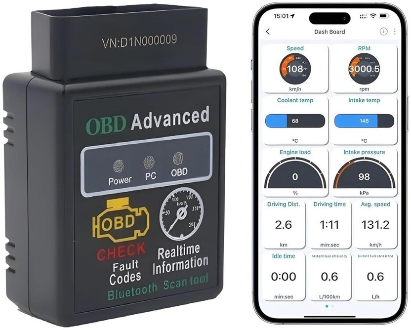 Mr Mr fix Compact Plug-in OBD2 Diagnostic OBDII Car Engine Reader ELM OBD Reader - Flipkart Deal