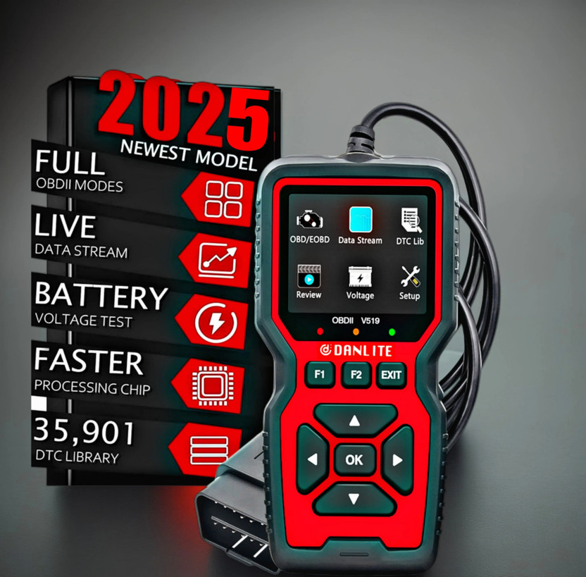 DLKW DLKW V519 OBD2 Car Diagnostic Scanner Full OBDII Modes Live Data Stream OBD Interface - Flipkart Deal
