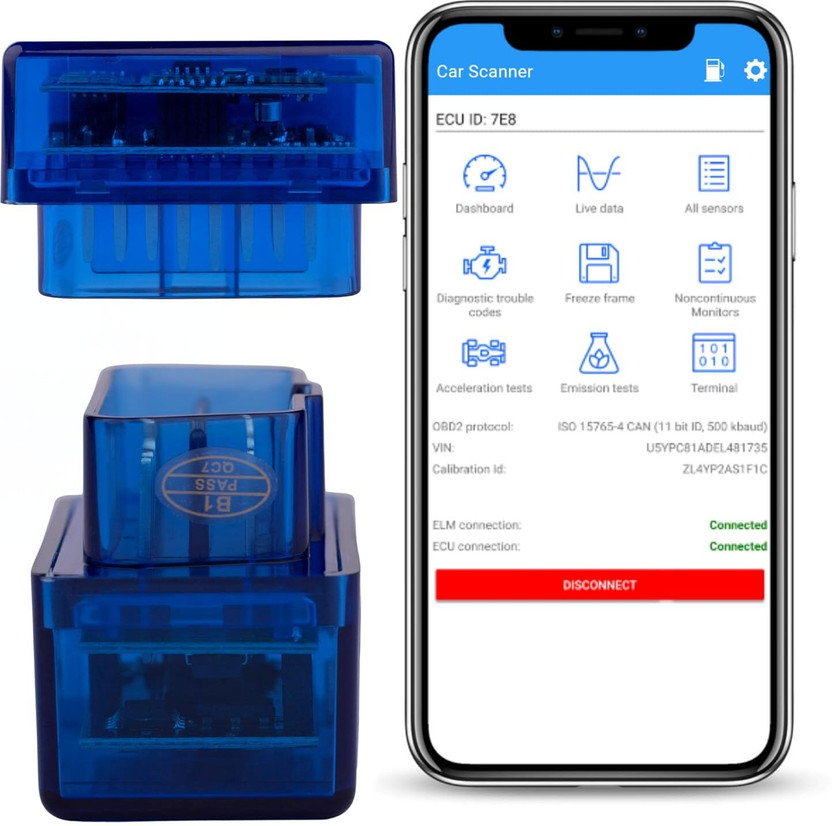 MODAXE DoubleChipELM OBD Reader