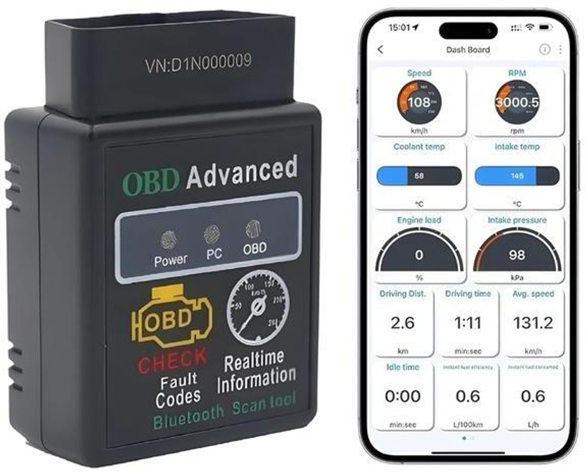 Mr Mr fix ELM327 Car Scanner OBD2 Wireless Diagnostic Error Scan Tool OBD Reader - Flipkart Deal