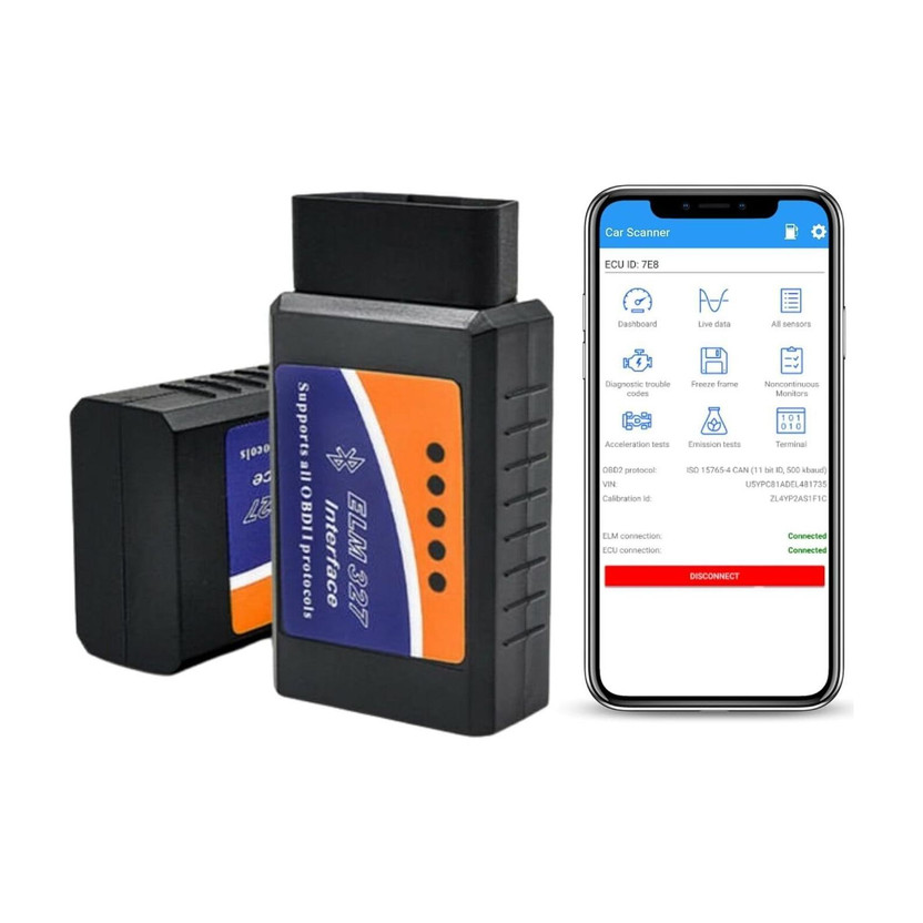 SSUCA ELM327 Bluetooth OBD2 Code Scanner Car Diagnostic Tool, Wireless OBDII Adapter OBD Reader