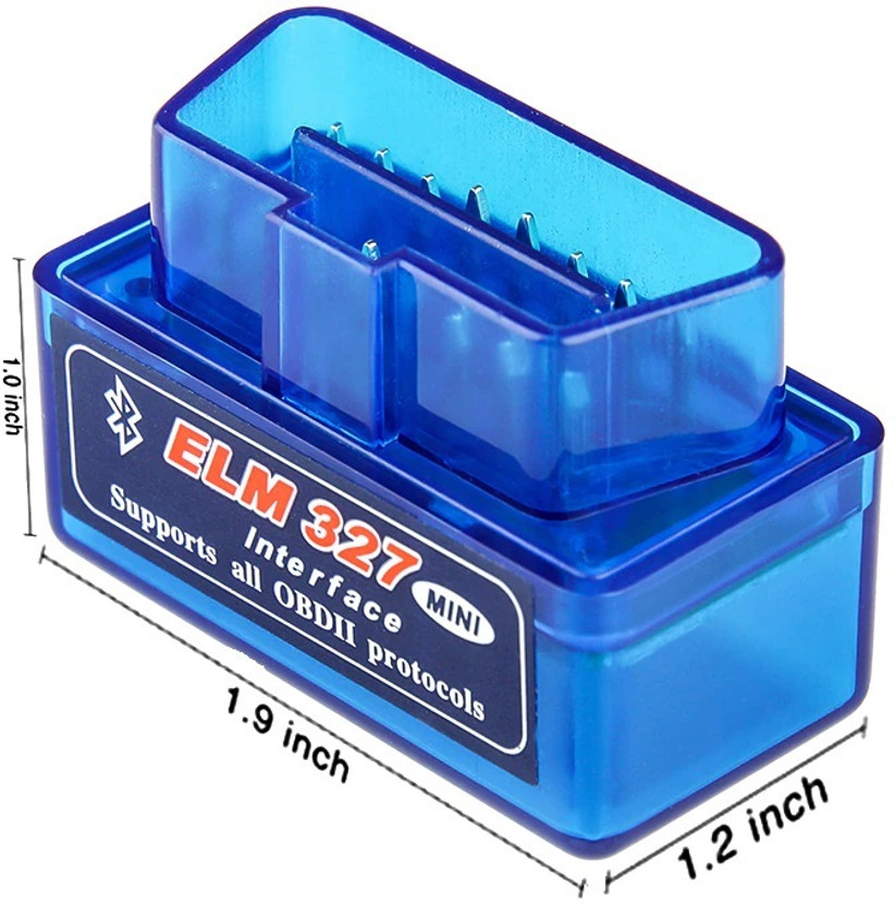 SPANTER Bluetooth 5.1 ELM327 V2.1 OBD2 Car & Bike Diagnostic Scanner OBD Reader