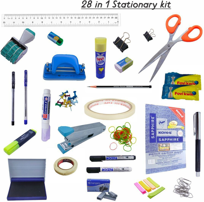 Shri R K 28 in 1 Stationery kit  Office Set(Multicolor)