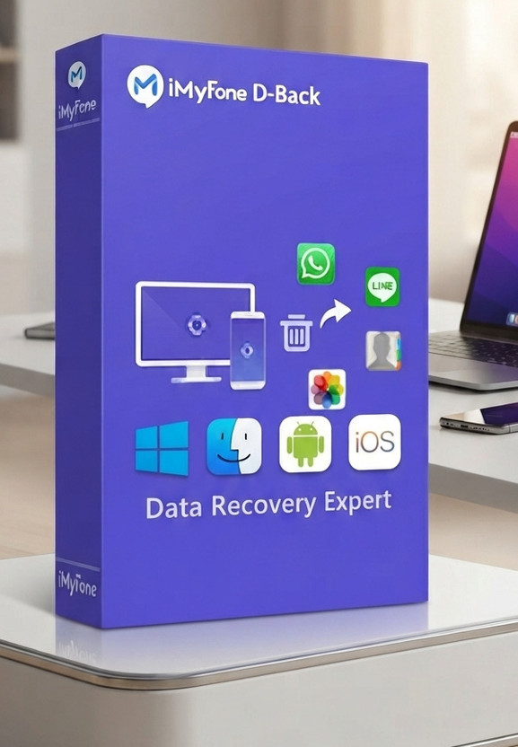 iMyFone D-Back: Data Recovery Software|Activation Voucher, 1 Year 1 PC| (Suitable Device: - Windows, Mac, iOS, Android)(Digital Download, Physical Delivery, for PC)