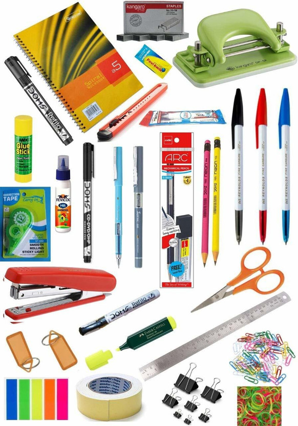 SMKT Premium Stationery Kit 31pcs for Home Office use  Office Set(clear)