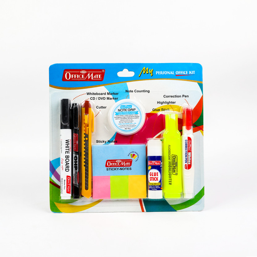 Soni Officemate Personal Office Kit in Blister Packing  Office Set(Multicolor)