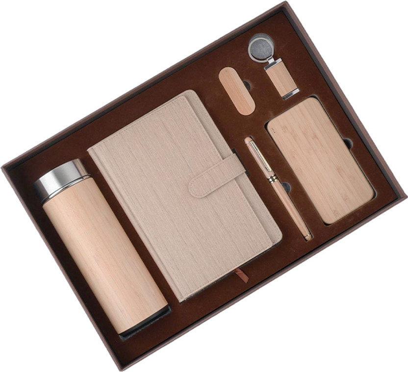 Magnus Wooden Series Gift Set.  Office Set(Pink)