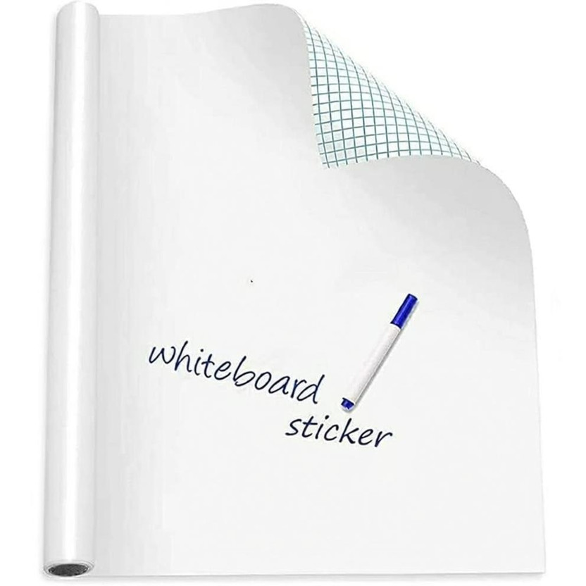 KRAFTMASTERS KRAFTMASTERS 1 Pcs Whiteboard Peel and Stick White Board Contact Paper for Office  Office Set(White) - Flipkart Deal