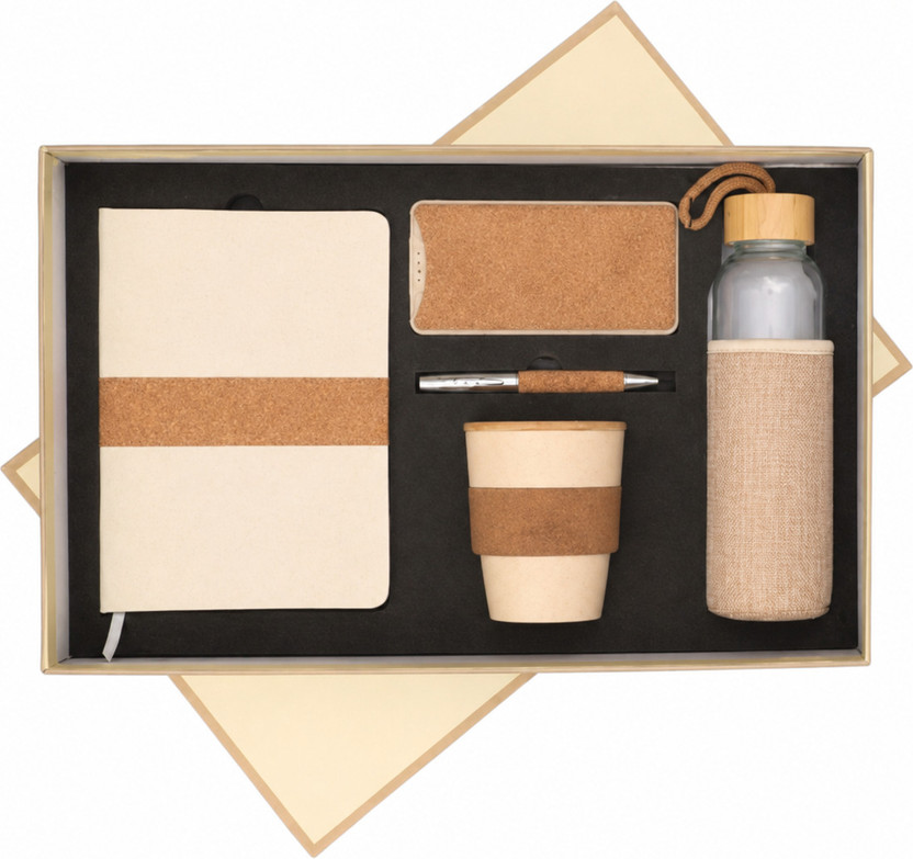 Magnus Gifts Executive Corporate Collection  Office Set(Beige & Brown)