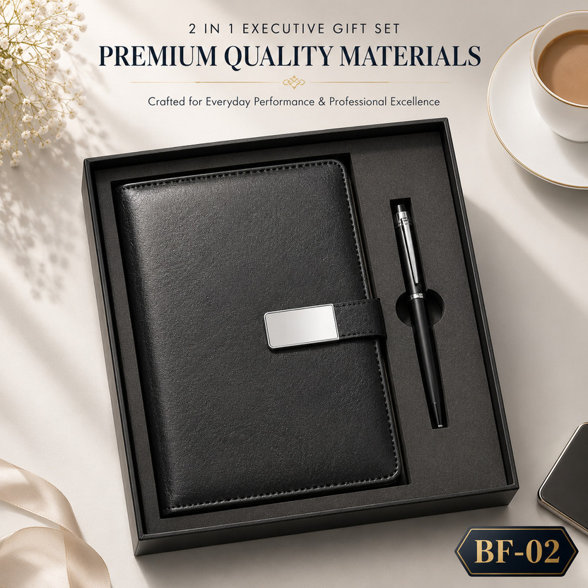 Swagssmiths Pen Diary Set  Office Set(Black)