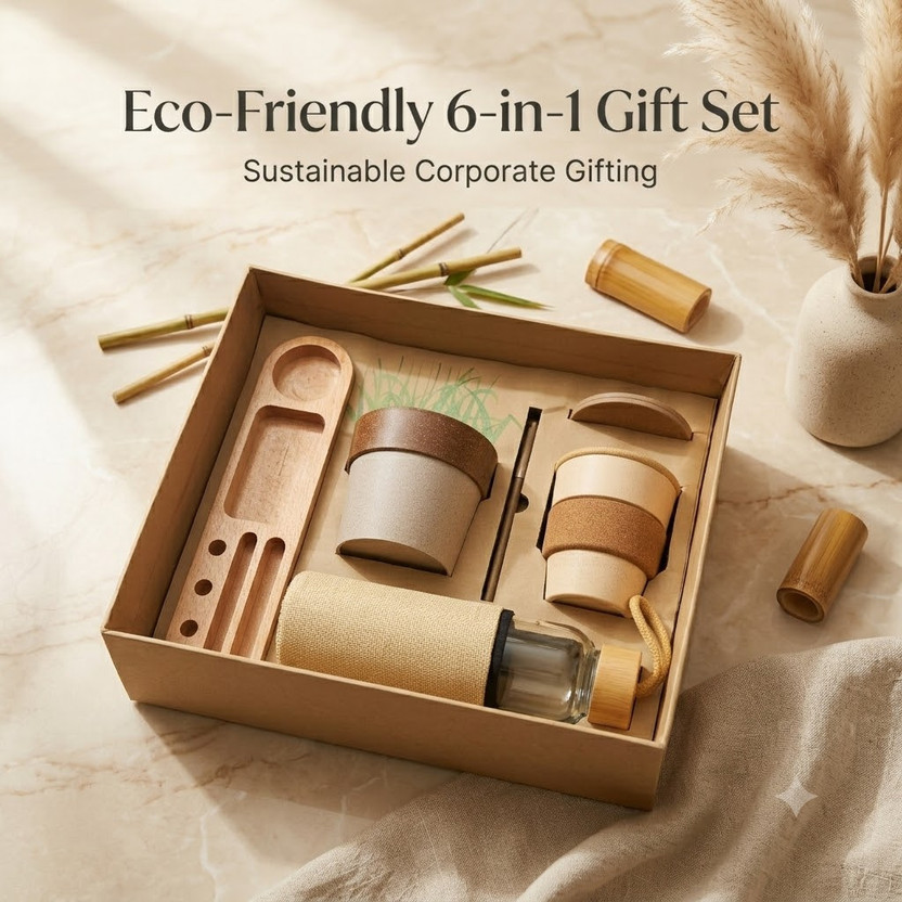 Swagssmiths ECO 6 In 1  Office Set(Multicolor)