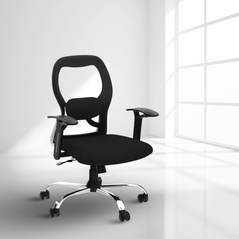 ACTIVA ACTIVA Marvel Ergonomic Mid Back Office Chair| Revolving Chair for Home/Office/Game NA Office Adjustable Arm Chair(Black, Optional Installation Available) - Flipkart Deal