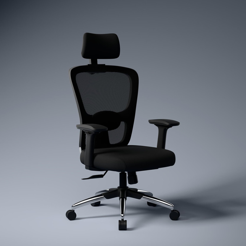 GREEN SOUL Jupiter Pro High Back Ergonomic| Office|4D Armrest|2D Lumbar Support|3D Headrest Mesh Office Adjustable Arm Chair(Black, DIY(Do-It-Yourself))