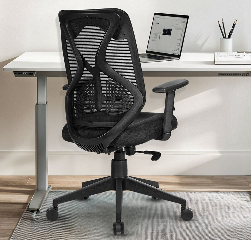 Da Da URBAN Merlion Black Mid Back Ergonomic Mesh Office Chair Mesh Office Executive Chair(Black, Optional Installation Available) - Flipkart Deal