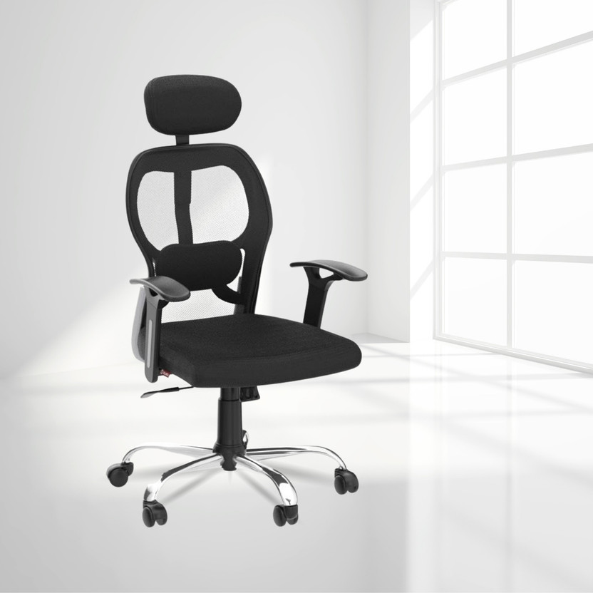 ACTIVA ACTIVA Marvel Ergonomic High Back Office Chair| Revolving Chair for Home/Office/Game NA Office Adjustable Arm Chair(Black, Optional Installation Available) - Flipkart Deal