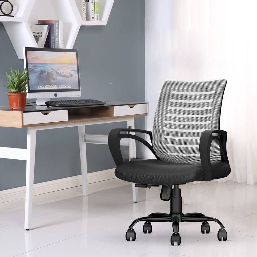 CELLBELL Desire C104 Mid Back Comfortable Fabric Office Executive Chair Grey, DIY(Do-It-Yourself)