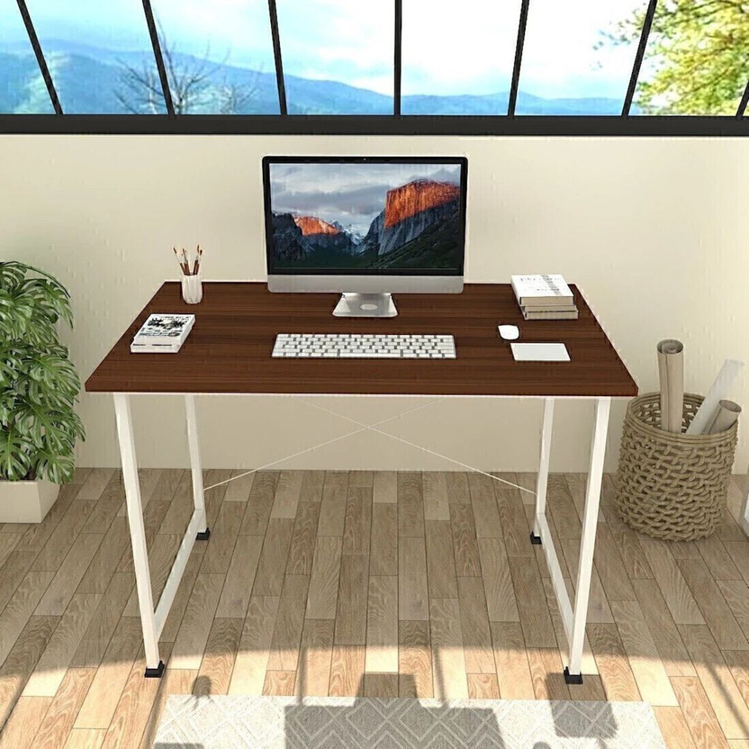 House Of Akasha Multi-Purpose Study Table/Office Table/Laptop Table/Computer Desk/Work From Home Engineered Wood Multipurpose Table(Free Standing, Finish Color - Coffee Brown, DIY(Do-It-Yourself))