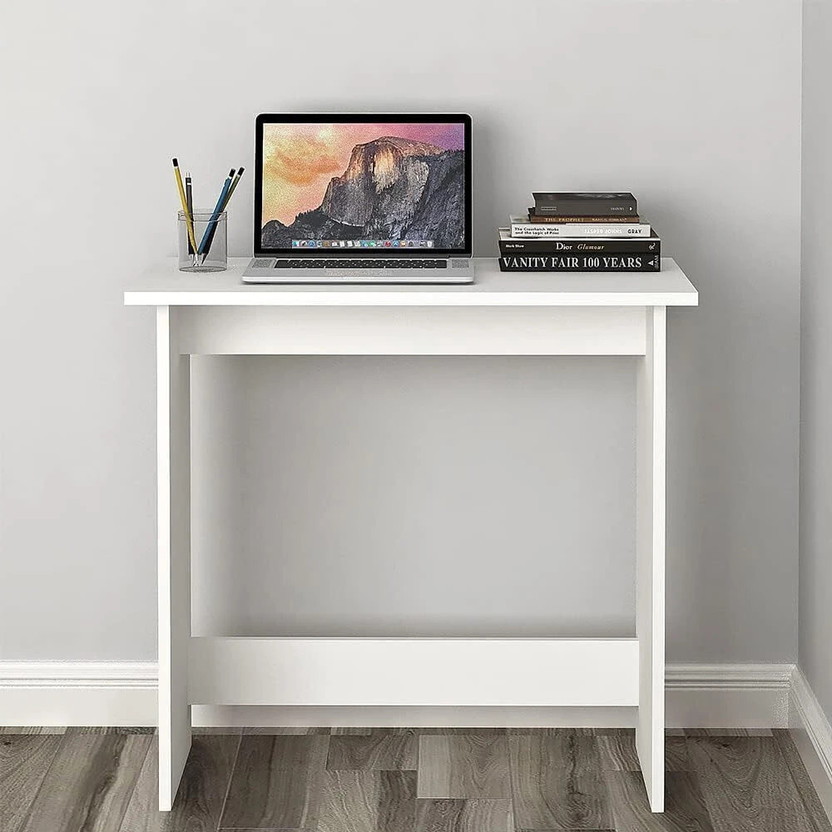 sbf furniture Furniture Modern Desk Work from Home Table, Home Office Computer Table Engineered Wood Multipurpose Table(Free Standing, Finish Color - White, DIY(Do-It-Yourself))