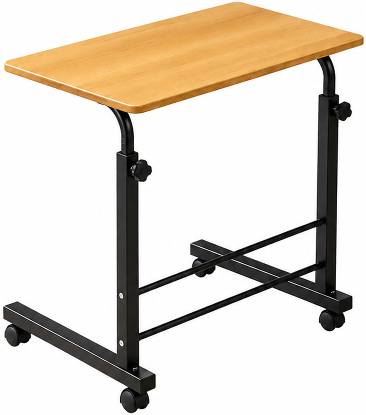 VIROVIA Adjustable Study Table for Home Office & Bed | Wooden Laptop Desk Solid Wood Multipurpose Table(Free Standing, Finish Color - Wood, DIY(Do-It-Yourself))