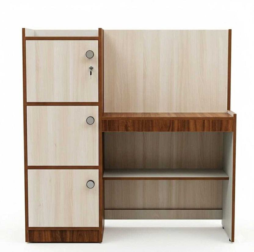 Raika Furniture Wood Study Table Engineered Wood Multipurpose Table(Free Standing, Finish Color - White, DIY(Do-It-Yourself))
