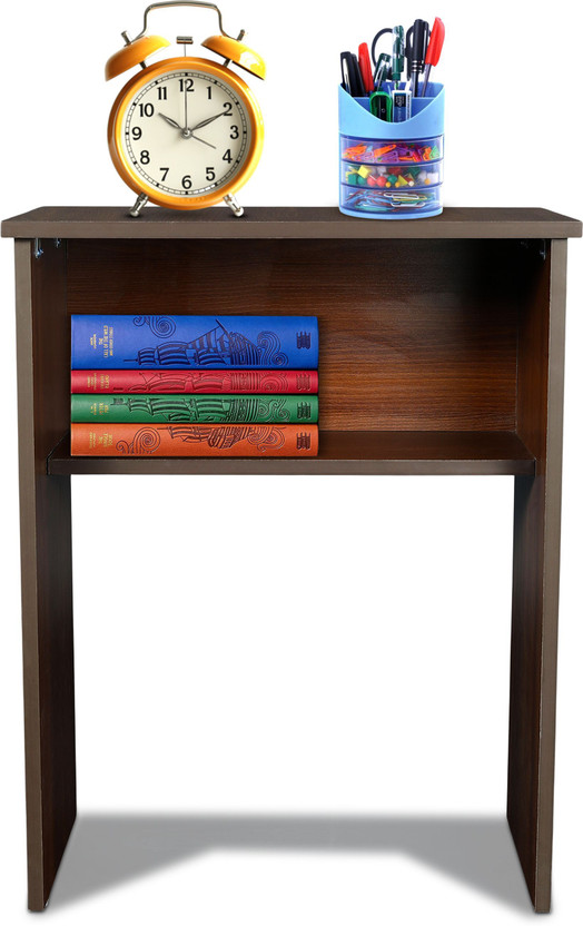 KVS Furniture Engineered Wood Office Table(Free Standing, Finish Color - Brown, DIY(Do-It-Yourself))