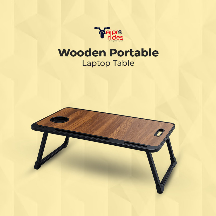 XAIPRO Wood Portable Laptop Table(Finish Color - Wood dark, DIY(Do-It-Yourself))