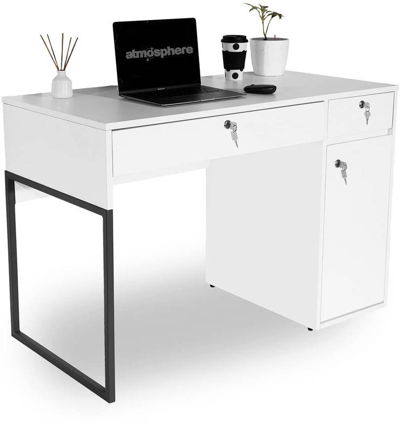 ATMOSPHERE Leo Workstation Desk with Storage/Study Desk Table with