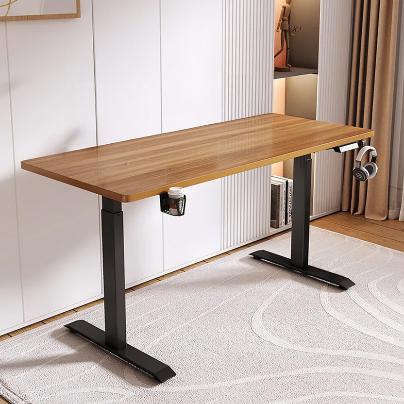 The Better Home Engineered Wood Office Table(Free Standing, Finish Color - Walnut, DIY(Do-It-Yourself))
