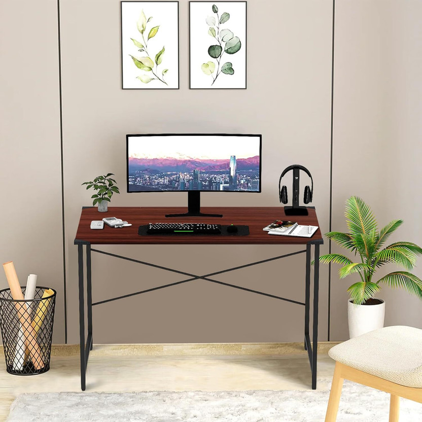 HOMIBOSS HOMIBOSS office work station table for Student, Home, Gaming and Laptop Engineered Wood Computer Desk(Straight, Finish Color - BROWN, DIY(Do-It-Yourself)) - Flipkart Deal