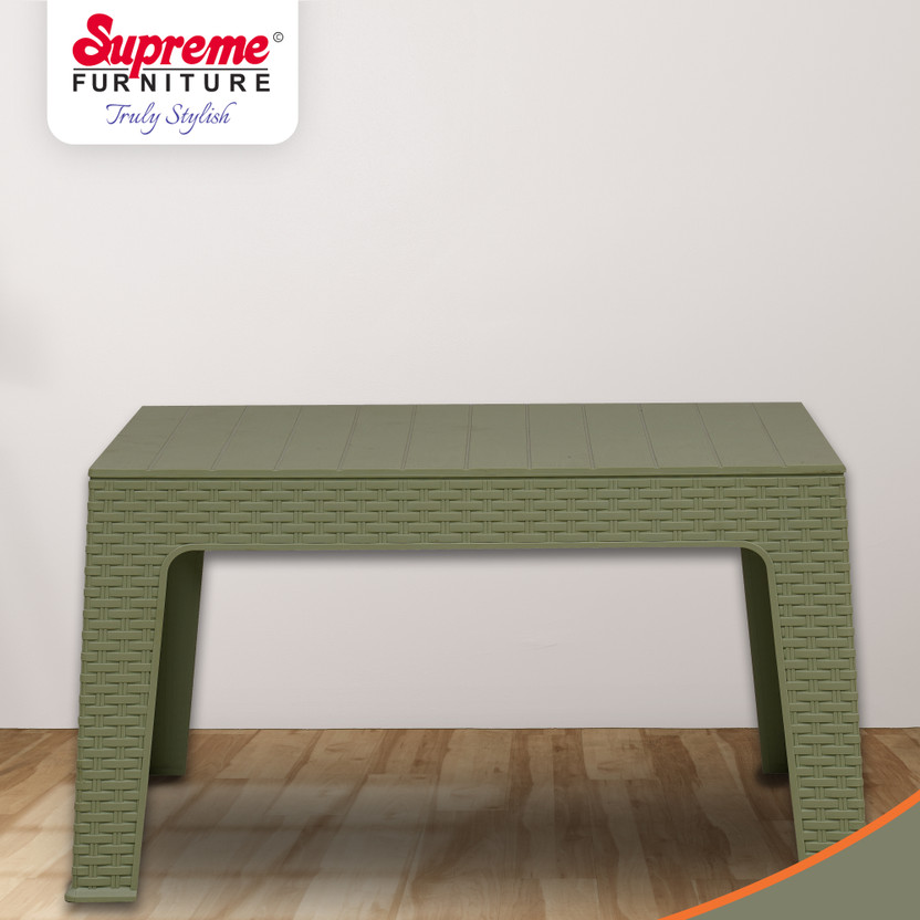 Supreme Furniture DENVER-FROSTY GREEN Plastic Multipurpose Table(Free Standing, Finish Color - FROSTY GREEN, Pre-assembled)