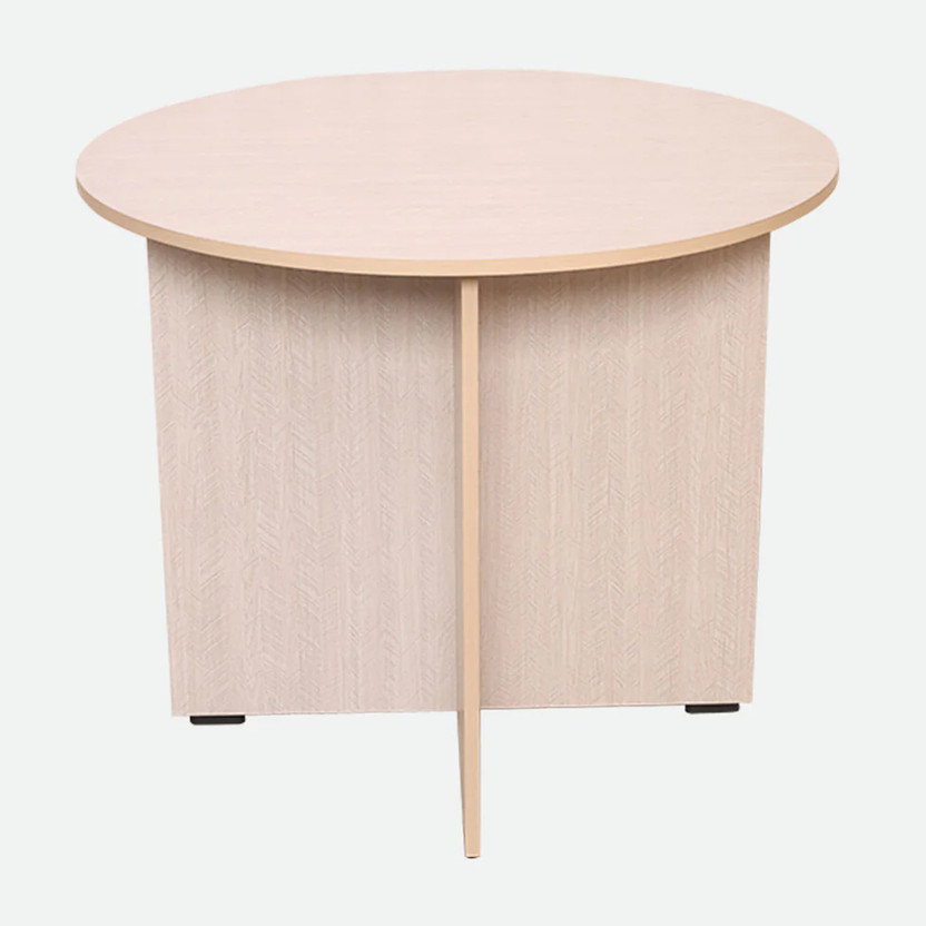 maark home style maark office table Engineered Wood Computer Desk(Straight, Finish Color - Beige, Knock Down)