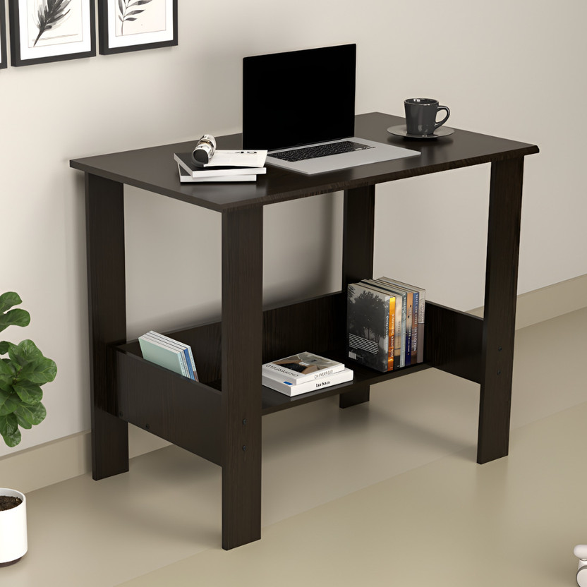 neuspace Ace Engineered Wood Study Table(Free Standing, Finish Color - Wenge, Knock Down)
