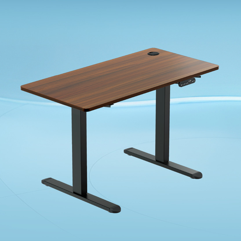 The Sleep Company AeroPlus Electrical Adjustable Desk 1200x600x700 | Sit-Stand Ergonomic Table | Engineered Wood Office Table(Free Standing, Finish Color - Wood, DIY(Do-It-Yourself))