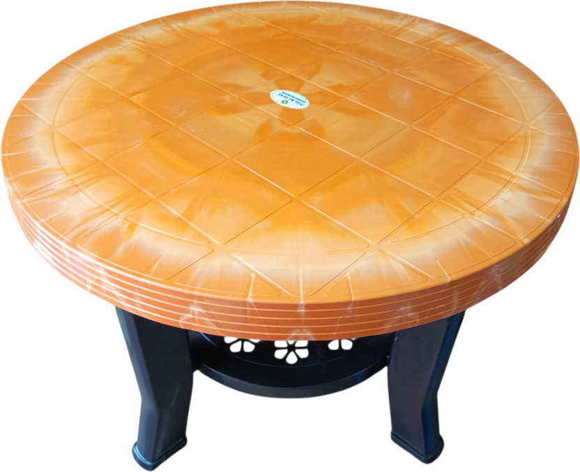 Nilachal Plastic Conference Table(Free Standing, Finish Color - Brown, Optional Installation Available)