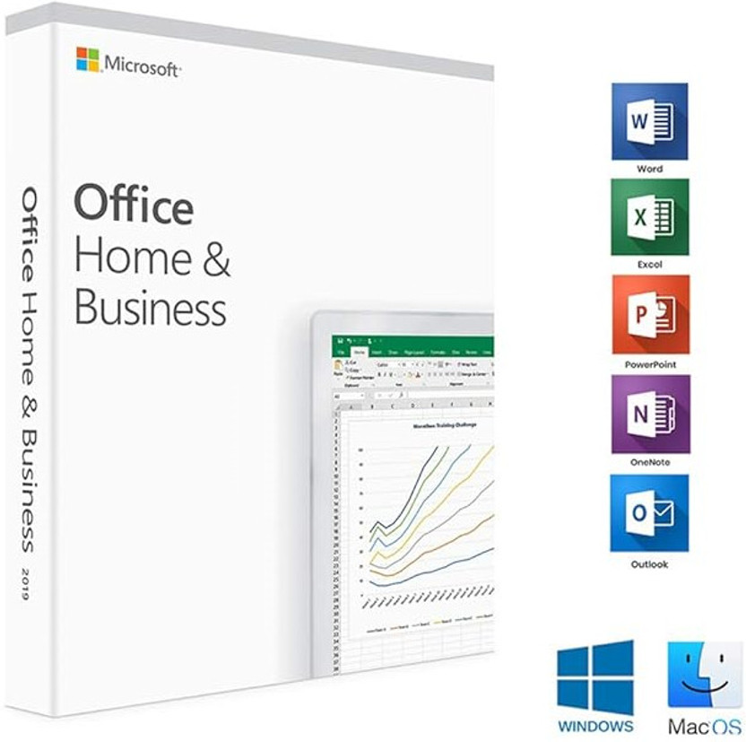 MICROSOFT Office Home & Business 2019 (Lifetime Validity) Activation Key Card_A19
