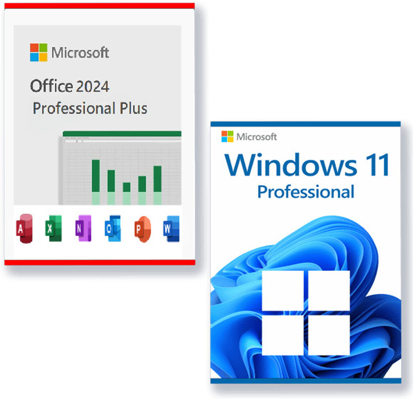 MICROSOFT MICROSOFT Office 2024 Professional Plus & Windows 11 Professional Combo Genuine Lifetime Validity License 64bit - Flipkart Deal