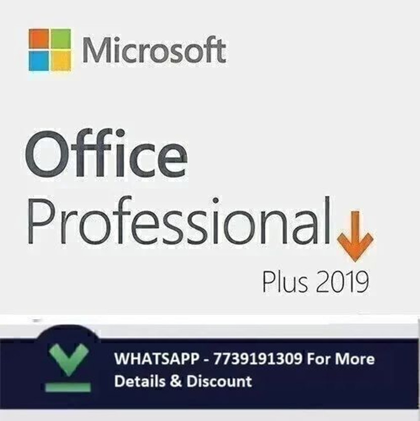 MICROSOFT Office Professional Plus 2019 (1 User/PC , Lifetime) License Key