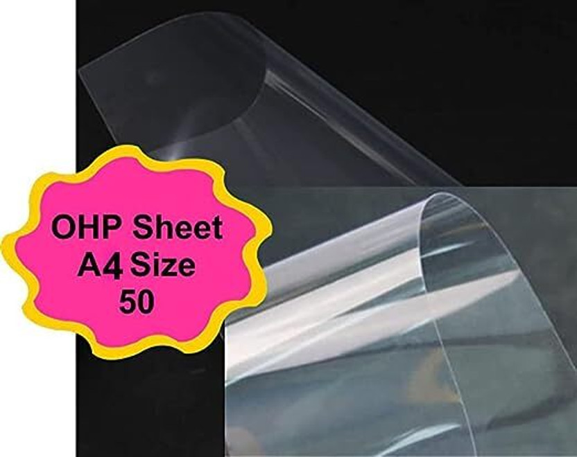 Seva Heritage OHP sheet A4 Ohp Sheets(Pack of 50)