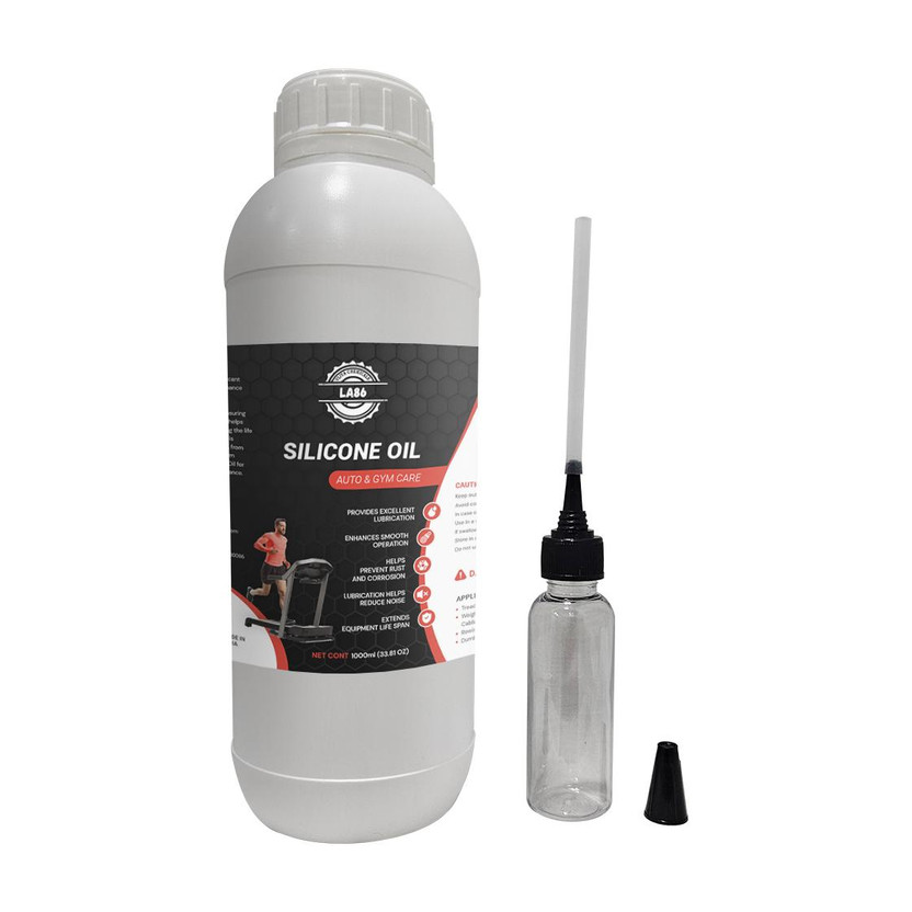 LA86 Silicone Oil For Treadmill, Sewing Machine Manual Dispenser(1 L Pack of 1)