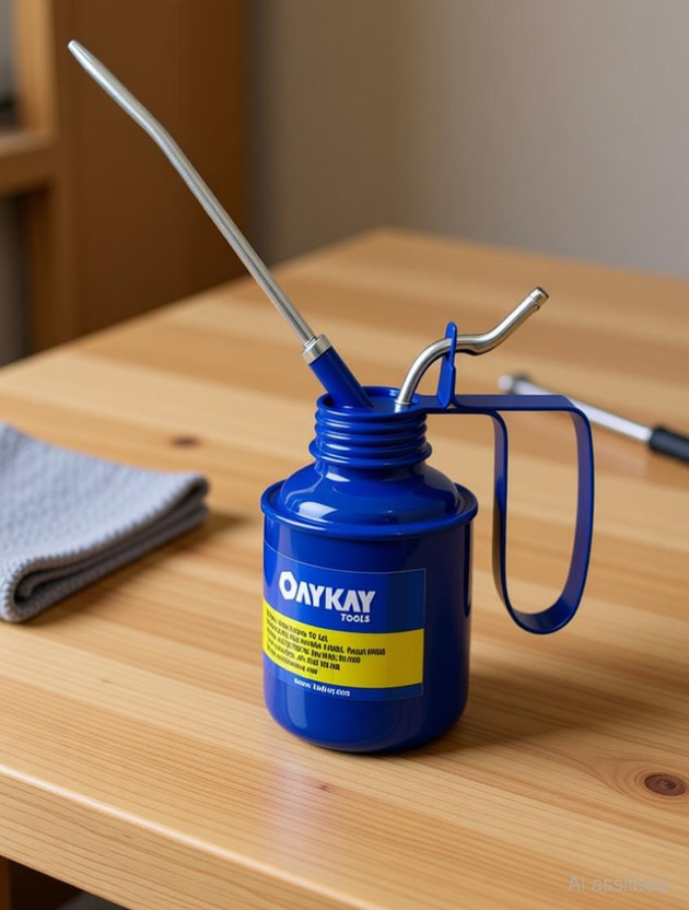 Oaykay Tools ok-3405 Oil can steel Manual Pump(110 ml Pack of 1)