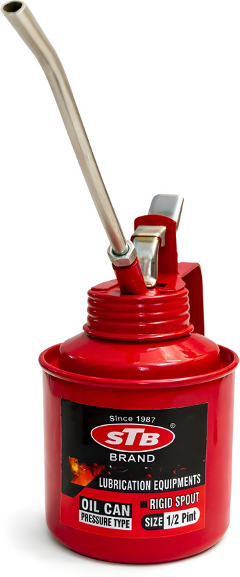STB Oil Can &Grease Gun Lubrication Tool Full Heavy Rigid Spout 1/2 Manual(Big Size) Manual Dispenser(500 ml Pack of 1)