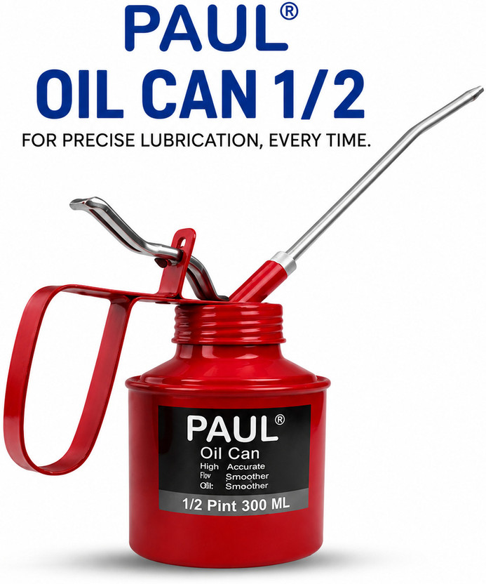 PAUL PAUL Lubricant Oil Can with Lever Pump Body and Nozzle for Car/Bike/Kitchen Oil Can Manual Dispenser(250 g Pack of 1) - Flipkart Deal