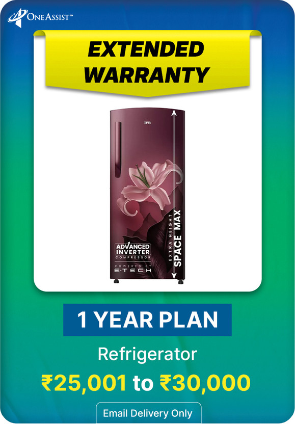 MRP[INR 25,001 to INR 30,000] Refrigerator Extended Warranty 1 Year