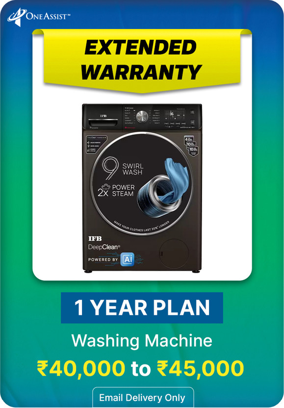 MRP [INR 40,001 to INR 45,000] Washing Machine Extended Warranty 1 Year